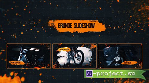 Videohive: Grunge Slideshow 18296229 - Project for After Effects 