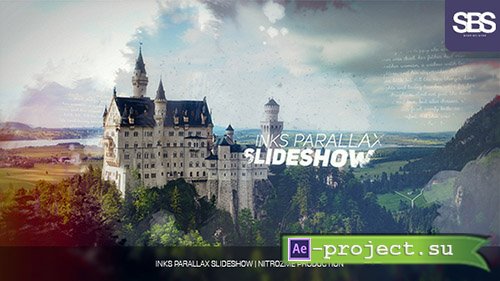 Videohive: Inks Parallax Slideshow 19237631 - Project for After Effects 