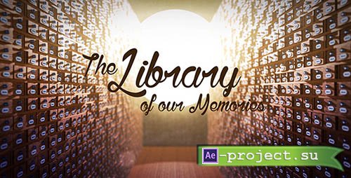 Videohive: The Library of our Memories Slideshow - Project for After Effects 