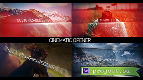 Videohive: Cinematic Opener Slideshow - Project for After Effects 