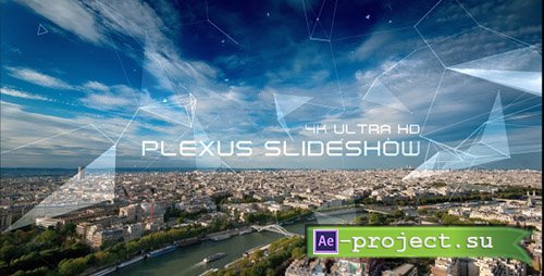 Videohive: Plexus Slideshow 4K - Project for After Effects 