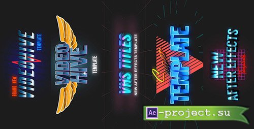 Videohive: 5 VHS Title Opener Pack 2 - Project for After Effects 