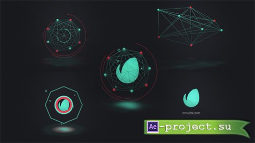 Videohive: Connected Shapes Logo Reveal - Project for After Effects 