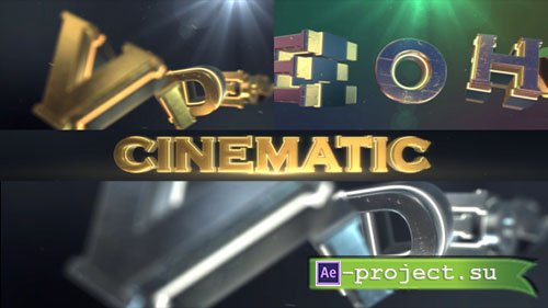 Videohive: Cinematic Logo Text Reveal - Project for After Effects