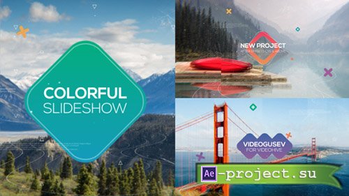 Videohive: Colorful Slideshow 18943037 - Project for After Effects 