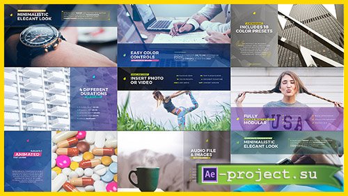 Videohive: Universal Slides - Project for After Effects 