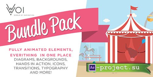 Videohive: World Of Inspiration Bundle Pack - Project for After Effects 