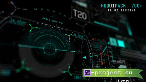 Videohive: Hud UI Pack 700+ - Project for After Effects 