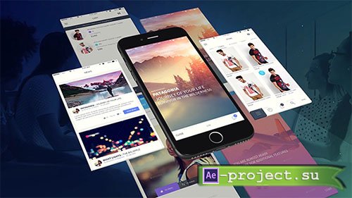 Videohive: Phone App Presentation Template - Project for After Effects 