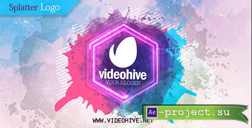 Videohive: Splatter Logo - Project for After Effects 