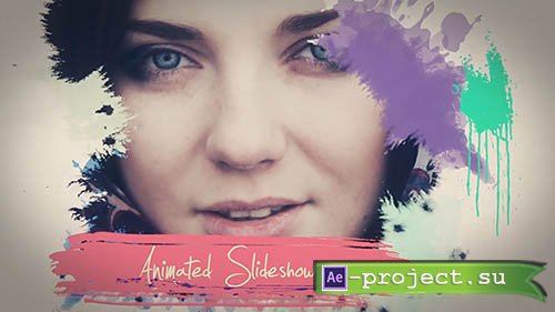 Watercolor And Ink Slideshow - After Effects Templates
