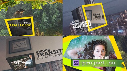 Videohive: Minimal Parallax Box - Project for After Effects 