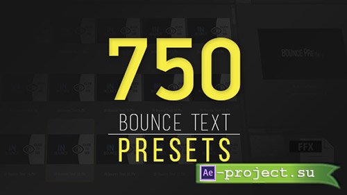 Videohive: Ultimatum Bounce Presets - After Effects Presets 