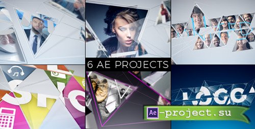 Videohive: Connected Mosaic Pack - Project for After Effects 
