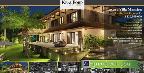 Videohive: Real Estate Slideshow KIT - Project for After Effects 
