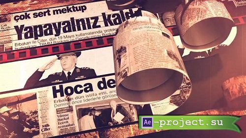 Cinematic Newspaper Intro - After Effects Templates