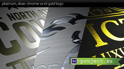 Videohive: Platinum Silver Chrome and Gold Logo - Project for After Effects 