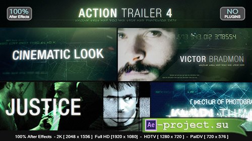 Videohive: Action Trailer 4 - Project for After Effects 