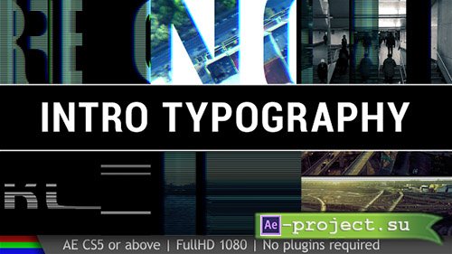 Videohive: Intro Typography - Project for After Effects 