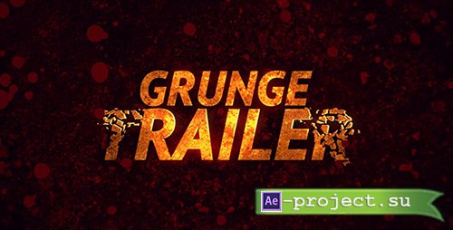 Videohive: Grunge Trailer - Project for After Effects 