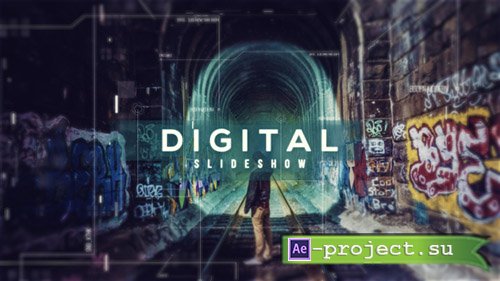 Videohive: Digital Parallax Slideshow | Opener - Project for After Effects