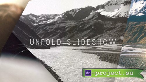 Videohive: Unfold Slideshow - Project for After Effects 