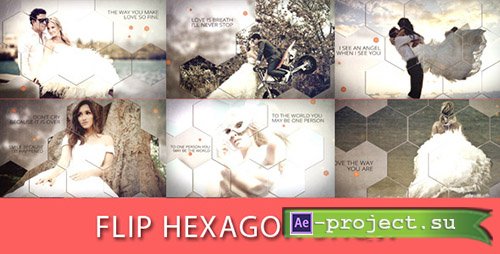 Videohive: Flip Hexagon Show - Project for After Effects 