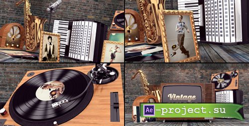 Videohive: Vintage Music Opener - Project for After Effects