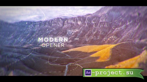 Videohive: Modern Parallax Opener | Slideshow - Project for After Effects 