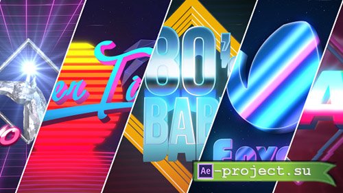 Videohive: 80's Baby | VHS Logo-Titles Opener - Project for After Effects 