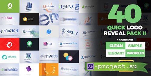 Videohive: Quick Logo Reveal Pack 2 - Project for After Effects 