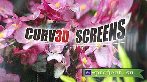 Videohive: Curv3D Screens - Project for After Effects 