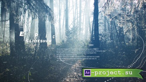 Videohive: Epic Slideshow 19419015 - Project for After Effects 