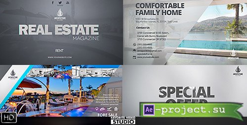 Videohive: Real Estate Magazine / Broadcast ID - Project for After Effects 