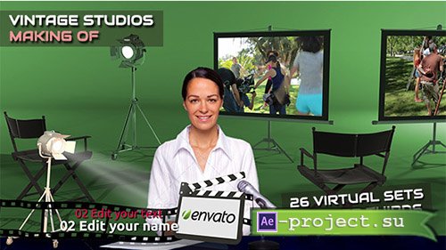 Videohive: Vintage Studio - Making Of - Project for After Effects 