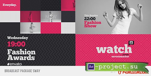 Videohive: Broadcast Package Sway - Project for After Effects