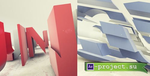 Videohive: Clean Pieces - Project for After Effects 