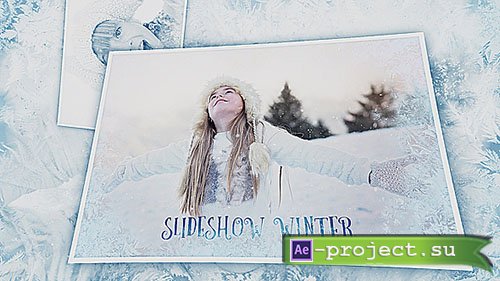Videohive: Slideshow Winter - Project for After Effects 