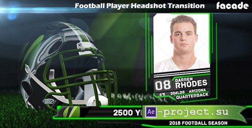 Videohive: Football Player Headshot Transition - Project for After Effects 