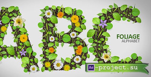 Videohive: Foliage Alphabet - Project for After Effects 