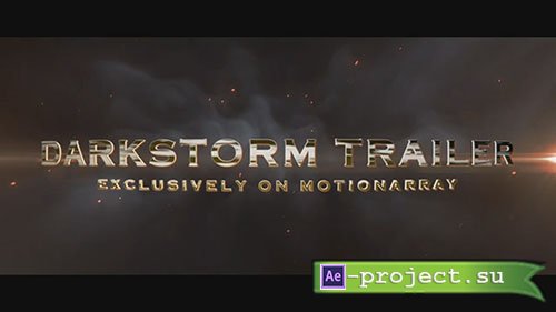 Darkstorm Trailer - After Effects Templates