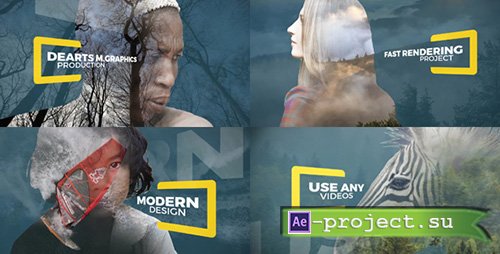Videohive: Parallax Double Exposure - Project for After Effects 
