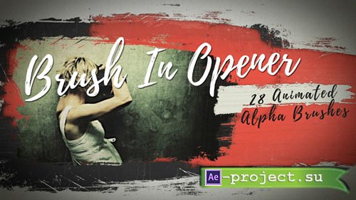 Videohive: Brush In Opener - Project for After Effects 