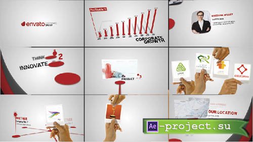 Videohive: Corporate Profile With Hand Gestures - Project for After Effects