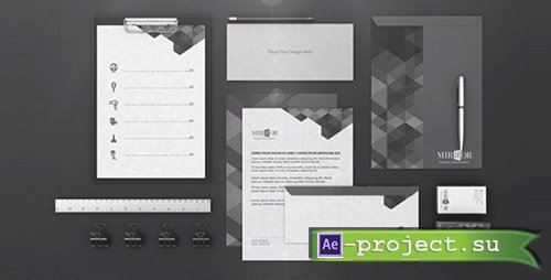 Videohive: Branding - Stationery Presentation - Project for After Effects 