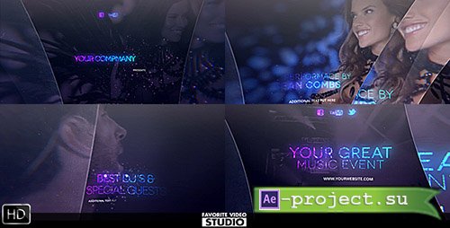 Videohive: The Great Music Event - Project for After Effects 