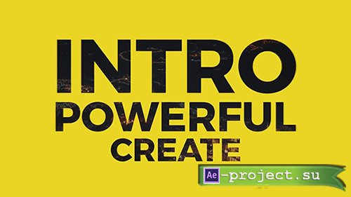 Modern Typography Intro - After Effects Templates
