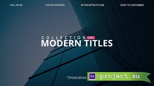 Videohive: Modern Titles 19592033 - Project for After Effects 