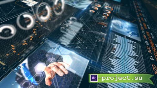 Videohive: Corporate Finance HUD Pack and Opener - Project for After Effects