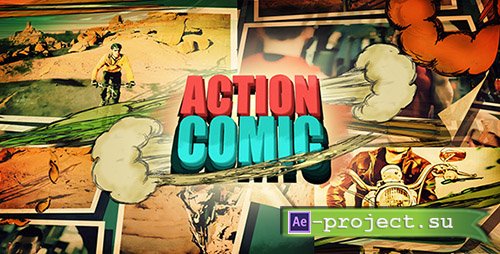 Videohive: Action Comic 10190279 - Project for After Effects 